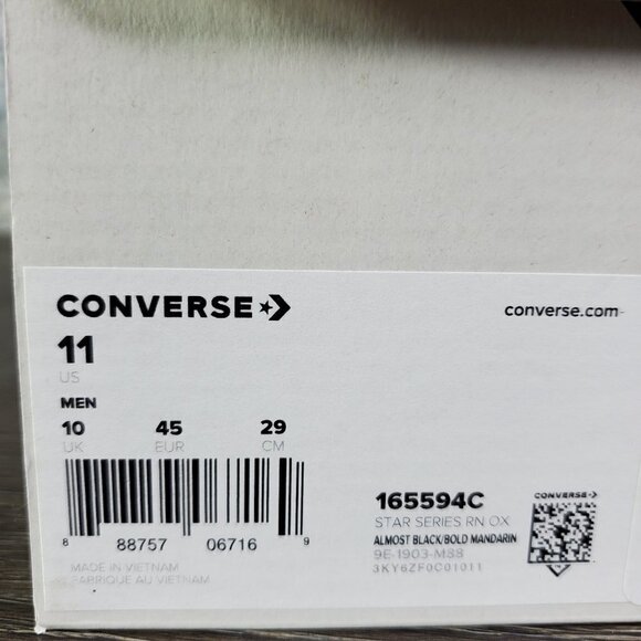 New Converse Star Series RN 'Black' - Picture 9 of 9